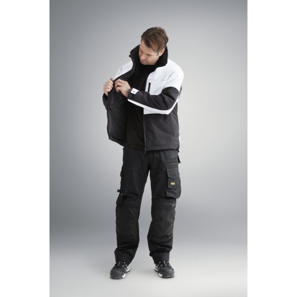 Pantalon elastico ajuste holgado AllroundWork negro talla 100