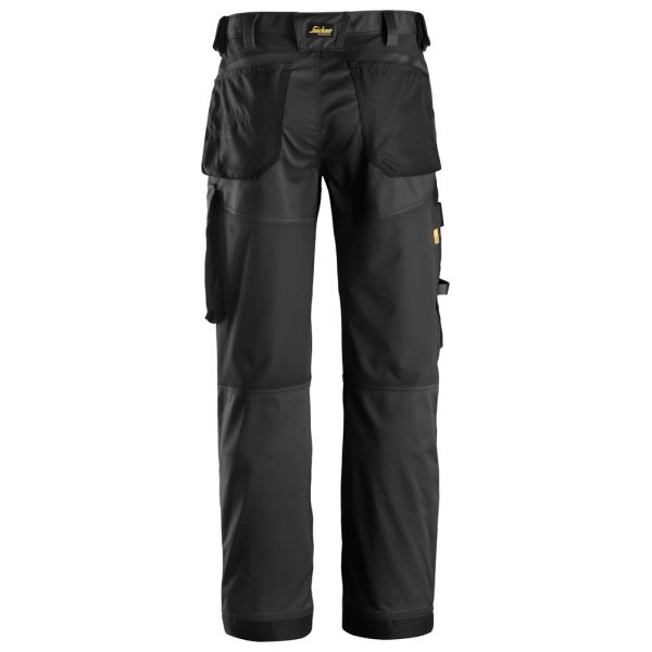 Pantalon elastico ajuste holgado AllroundWork negro talla 046