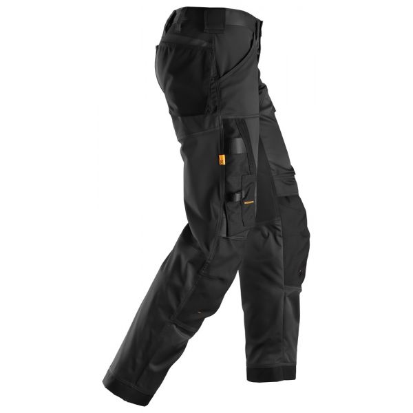 Pantalon elastico ajuste holgado AllroundWork negro talla 104