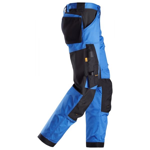 Pantalon elastico ajuste holgado AllroundWork azul-negro talla 056