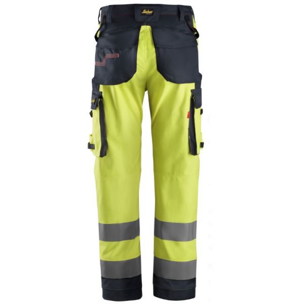 6361 Pantalones largos de trabajo de alta visibilidad clase 2 con bolsillos simétricos ProtecWork am