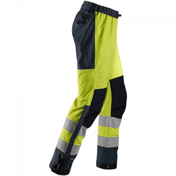6530 Pantalones largos de trabajo impermeables Waterproof Shell de alta visibilidad clase 2 Allround