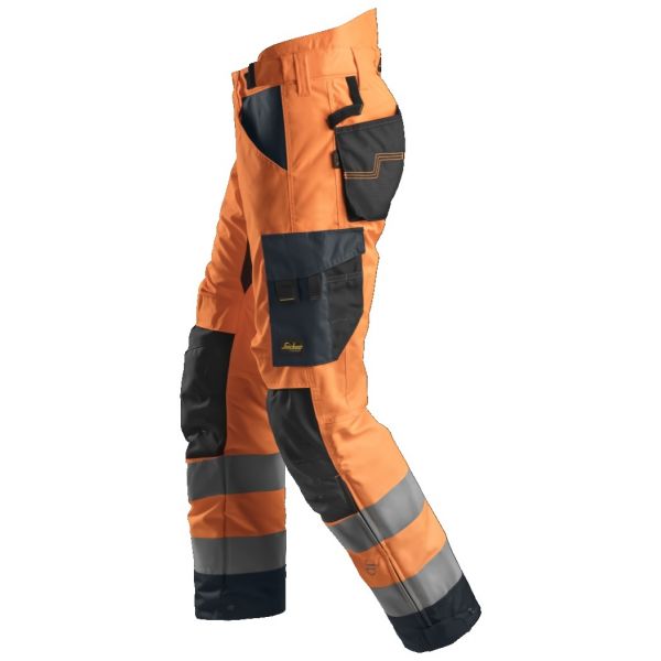 Pantalón AW+ 37.5®Aislado Alta Vis. CL2 naranja-gris acero T.XL corta