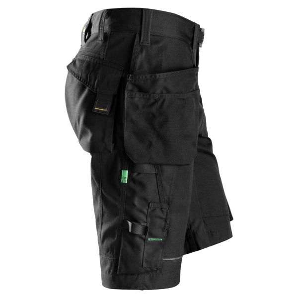 6904 Pantalón corto FlexiWork+ con bolsillos flotantes negro talla 62