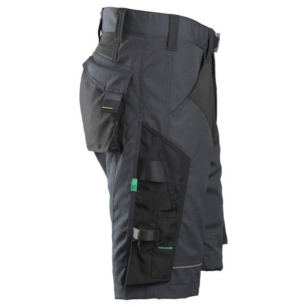 Pantalon corto FlexiWork gris acero-negro talla 062
