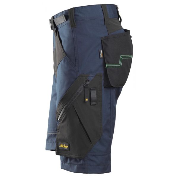 6914 Pantalones cortos de trabajo FlexiWork azul marino-negro talla 50