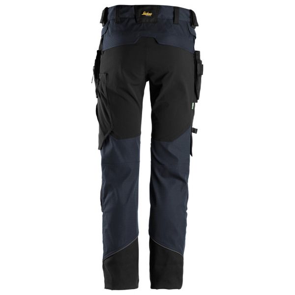 6972 Pantalones largos de trabajo desmontables con bolsillos flotantes FlexiWork azul marino-negro t
