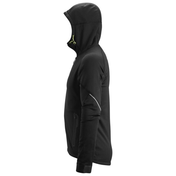 Chaqueta elastica FlexiWork fleece Polartec® 2.0 con capucha negro talla XS