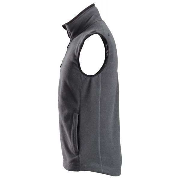Chaleco fleece Polartec® gris acero-negro talla M