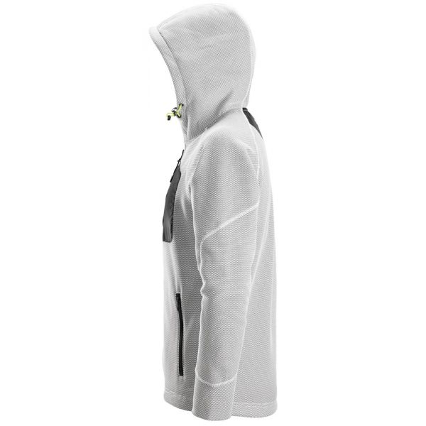 8041 Sudadera con capucha y forro polar Flexiwork blanco-negro talla L