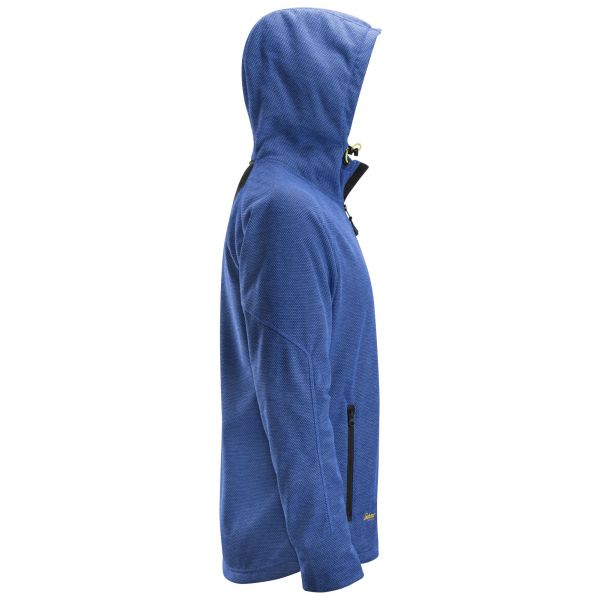 Sudadera con capucha y forro polar Flexiwork Azul Verdadero/Negra talla M