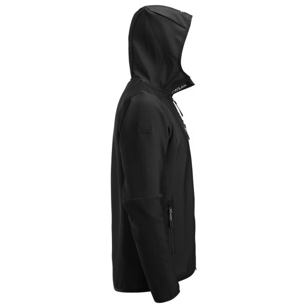 8044 Sudadera con capucha capa intermedia y cremallera completa Flexiwork negro talla XL