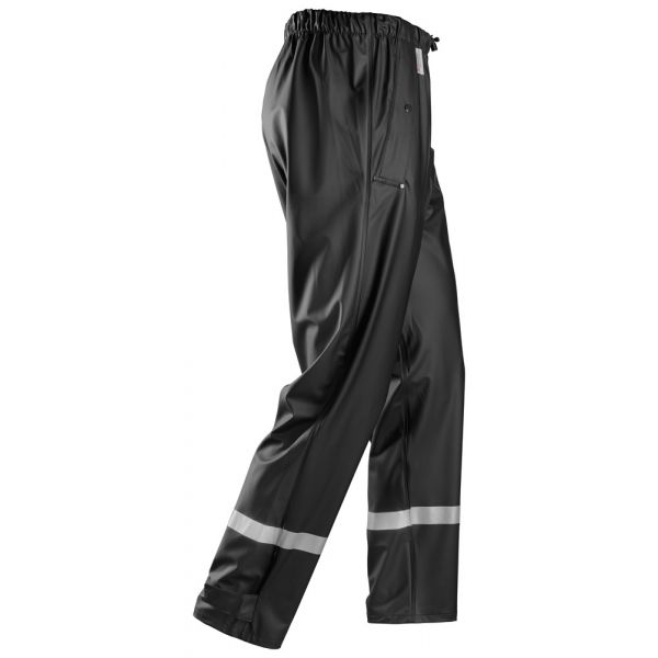 8201 Pantalón Impermeable PU negro talla M