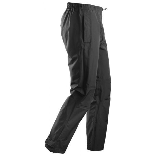8378 Set chubasquero y pantalón impermeable negro talla XXL