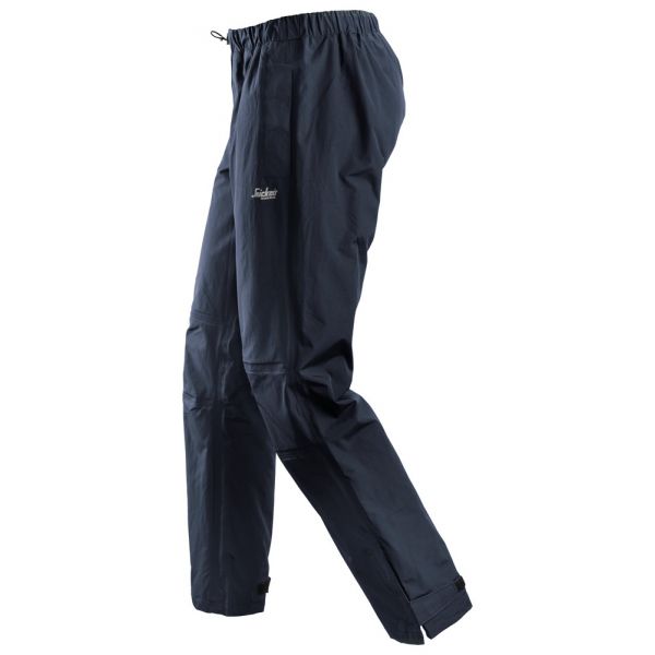 8378 Chubasquero y pantalones lijeros con diseño fácil de poner azul marino talla S