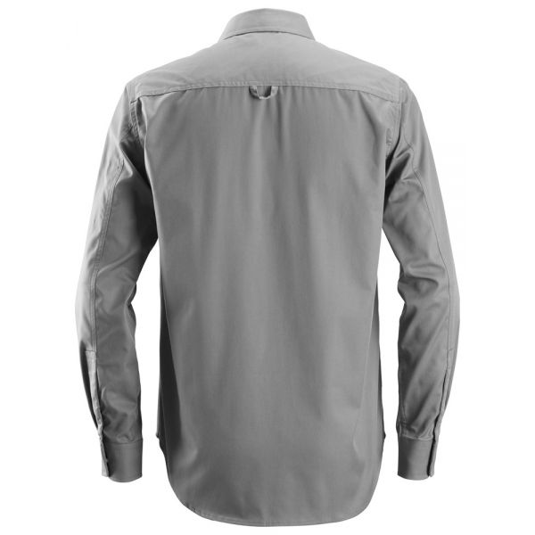 8510 Camisa Service M/Larga gris talla S
