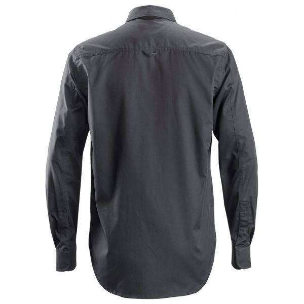 8510 Camisa Service M/Larga gris acero talla S