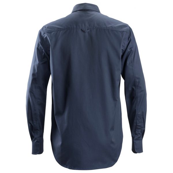 8510 Camisa Service M/Larga azul marino talla XS