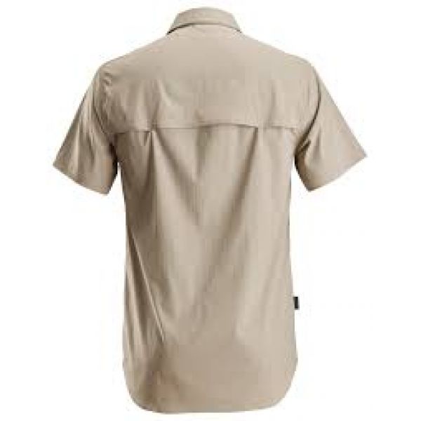 8520 Camisa de manga corta absorbente LiteWork beige talla 3XL