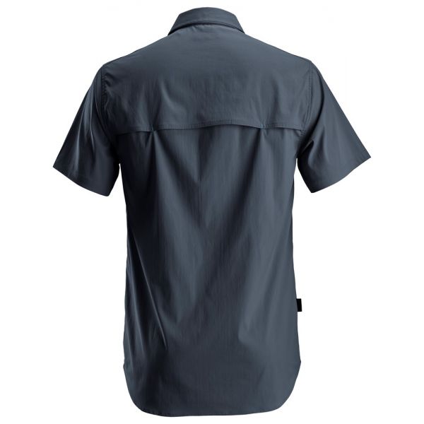 8520 Camisa de manga corta absorbente LiteWork azul marino talla XXL