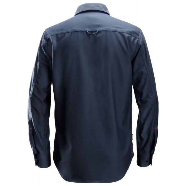 8564 Camisa de manga larga para soldador ProtecWork azul marino talla S