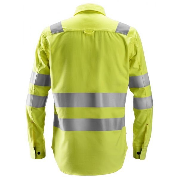 8565 Camisa de manga larga de alta visibilidad clase 3 para soldador ProtecWork amarillo talla M