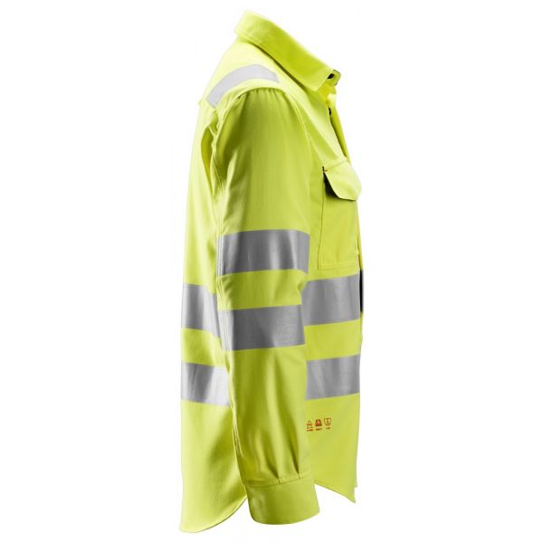 8565 Camisa de manga larga de alta visibilidad clase 3 para soldador ProtecWork amarillo talla M