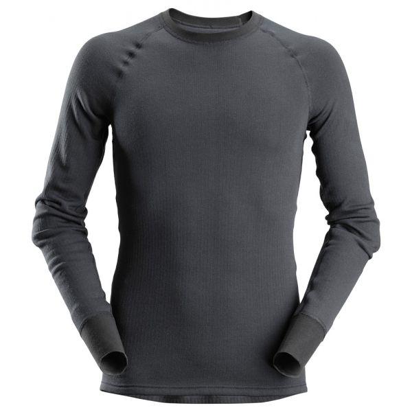 9444 Conjunto de camiseta manga larga y calzoncillo largo AllroundWork gris acero talla S