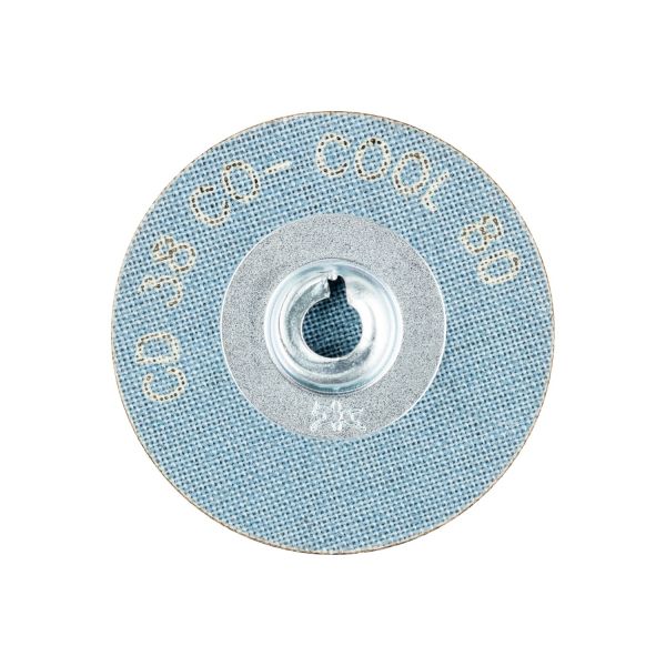 Disco lijador COMBIDISC, grano cerámico CD Ø 38 mm CO-COOL80 para acero y acero inoxidable