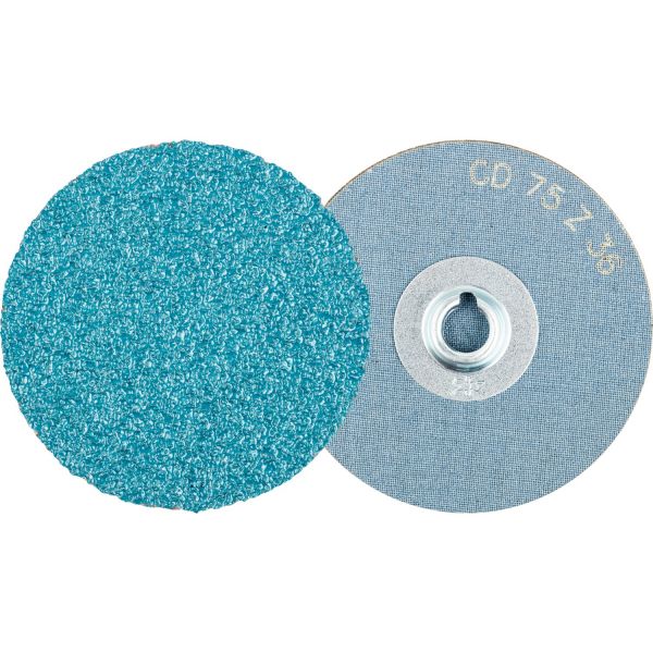Disco lijador COMBIDISC, circonio CD Ø 75 mm Z36 para acero templado