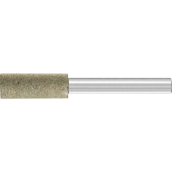Punta de desbaste Poliflex forma cilíndrica Ø 10x25 mm mango Ø 6 mm aglomerante LR duro A120