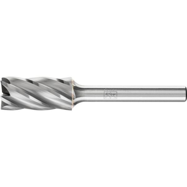 Fresa de metal duro de alto rendimiento ALU cilíndrica ZYAS frontal Ø 12x25 mm, mango Ø 6 mm, alumin
