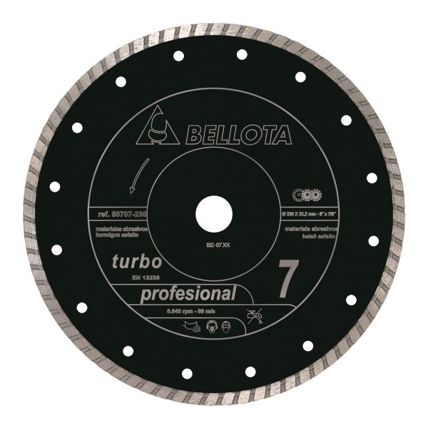 Disco diamante turbo para materiales abrasivos / 50707230