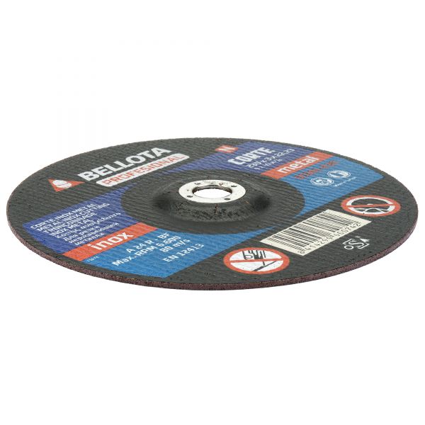 Disco abrasivo profesional para corte inox-metal, espesor 3 mm y Ø 180 mm / 50301180
