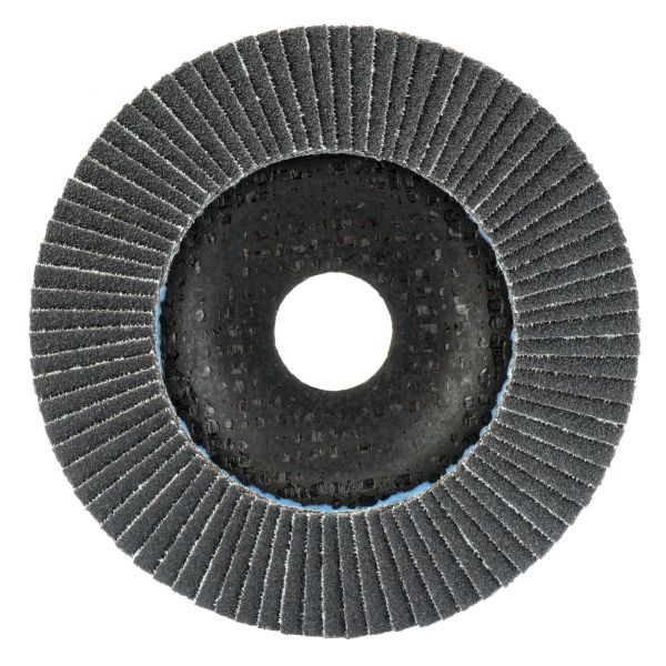 Disco de láminas base cóncava de fibra de vidrio para desbaste piedra, grano SiC 120 y Ø 115 / 50513