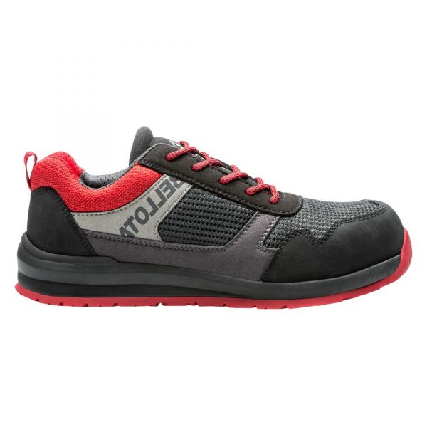 Zapato de seguridad Street negro-rojo S1P talla 46 / 72350BR46S1P