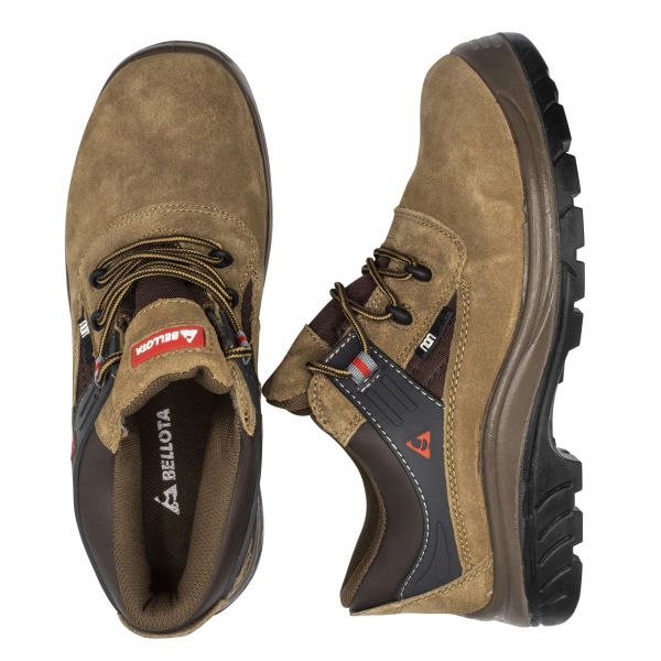Zapato de seguridad Nonmetal Air serraje marrón S1P talla 42 / 7222642S1P
