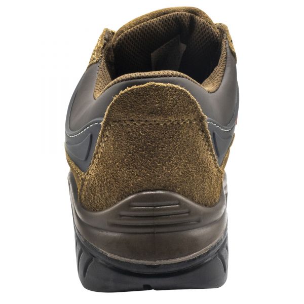 Zapato de seguridad Nonmetal Air serraje marrón S1P talla 46 / 7222646S1P