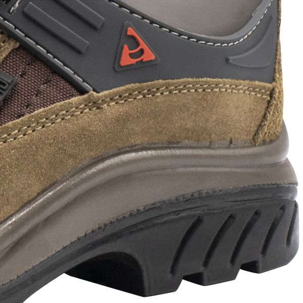 Zapato de seguridad Nonmetal Air serraje marrón S1P talla 44 / 7222644S1P