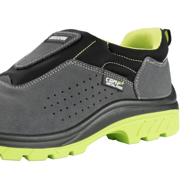 Zapato de seguridad Comp+ Easy Fit serraje gris S1P talla 41 / 7231241S1P