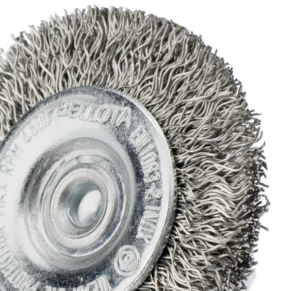 Cepillo circular con alambre de acero inoxidable ondulado diámetro 50 mm / 5080750I