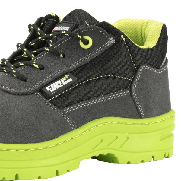 Zapato de seguridad Comp+ serraje gris suela Nitrilo S1P talla 47 / 72310NT47S1P
