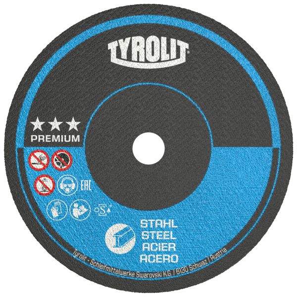 Tyrolit Discos de corte para acero 75 x 1 x 10  41F 75x1x10 A100-BFM