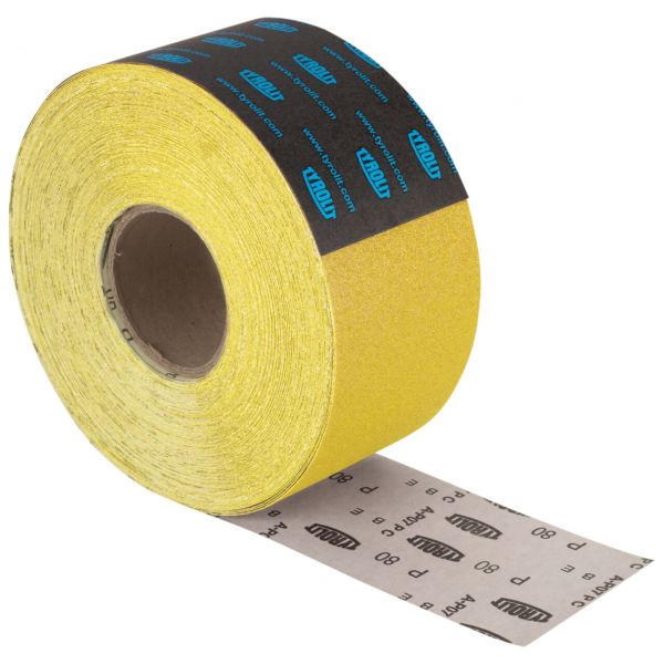 Tyrolit Rollos de papel A-P21 D para plástico, madera, pintura y barniz 100 x 5  ROLL P D 100x5M A40